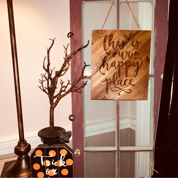 “This Is Our Happy Place” Rusitc Wooden Sign Home Decor - Picture 5 of 6